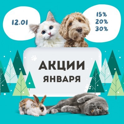 АКЦИИ ЯНВАРЯ
