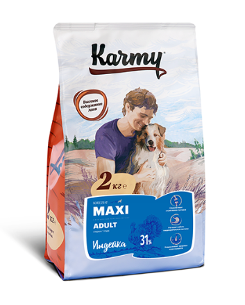 Приют Я с тобой. Karmy Maxi Adult - Карми для собак крупных пород Индейка 14кг Приют Я с тобой. Karmy Maxi Adult - Карми для собак крупных пород Индейка 14кг