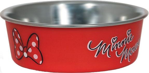 WD3003 TRIOL Disney Миска Minnie нержавеющая сталь и красный пластик, на резиновом основании 250мл WD3003 TRIOL Disney Миска Minnie нержавеющая сталь и красный пластик, на резиновом основании 250мл