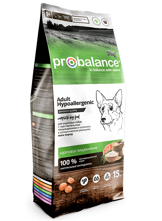 Благотворительный фонд Верность. ProBalance Hypoallergenic Корм сухой для взрослых собак всех пород 2 кг Благотворительный фонд Верность. ProBalance Hypoallergenic Корм сухой для взрослых собак всех пород 2 кг