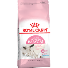 Приют "Кошачья Санатория" Royal Canin Mother & BabyCat 34 Роял Канин для беременных и кормящих кошек и котят от 1 до 4 месяцев