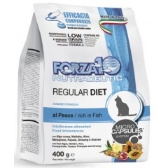 FORZA10 Regular Diet Low Grain Pesce Корм для кошек при аллергиях с океанической рыбой 
