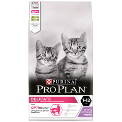 Приют Мартышкин и другие. Pro Plan Junior Delicate ПроПлан Корм для котят с чувствительным пищеварением с Индейкой 10кг
