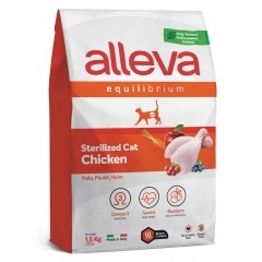 ALLEVA EQUILIBRIUM Sterilized Chicken Аллева сухой корм для стерилизованных кошек с курицей ALLEVA EQUILIBRIUM Sterilized Chicken Аллева сухой корм для стерилизованных кошек с курицей