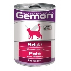 GEMON (Monge) Джемон Консервы для кошек, паштет из говядины, 400 гр GEMON (Monge) Джемон Консервы для кошек, паштет из говядины, 400 гр