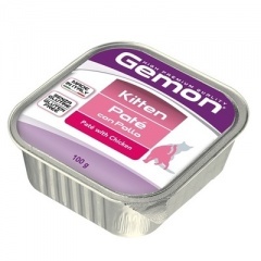 GEMON (Monge) Джемон Консервы для котят, паштет с курицей, 100 гр GEMON (Monge) Джемон Консервы для котят, паштет с курицей, 100 гр