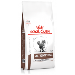 Приют "Кошачья Санатория" Royal Canin Gastro Intestinal Moderate Calorie Роял Канин диета для кошек при нарушении пищеварения с умеренным содержанием энергии 350 гр 