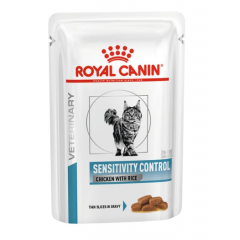 Приют Бастет. Royal Canin Sensitivity Control Роял Канин Диета для кошек при пищевой аллергии/непереносимости, паучи, 85г