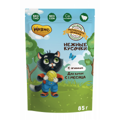 Мнямс паучи для котят с ягненком " Фермерская ярмарка" линия Кот Федор  85 гр 