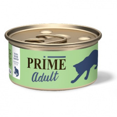 PRIME Прайм консервы для кошек тунец с кальмаром в собственном соку 70 гр PRIME Прайм консервы для кошек тунец с кальмаром в собственном соку 70 гр