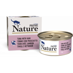 PRIME NATURE Прайм Нэйчер для кошек Тунец с ветчиной в желе 85 гр