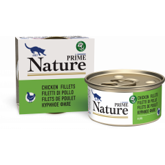 PRIME NATURE Прайм Нэйчер для кошек Куриное филе в желе 85 гр