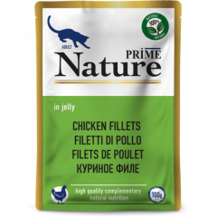 PRIME NATURE пауч в желе Куриное филе для кошек 100г
