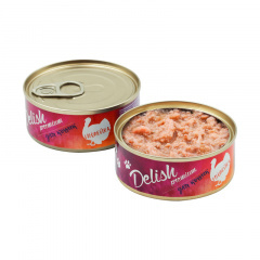 Delish premium консервы для кошек индейка 100 гр 