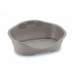 Приют Галкино Подворье. Stefanplast Sleeper пластиковый лежак, бежевый, 80,5x55x32 см (Италия)