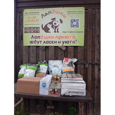ПЕРЕДАЧА ПОДАРКОВ (03 - 09.07) В Приют Лапушки