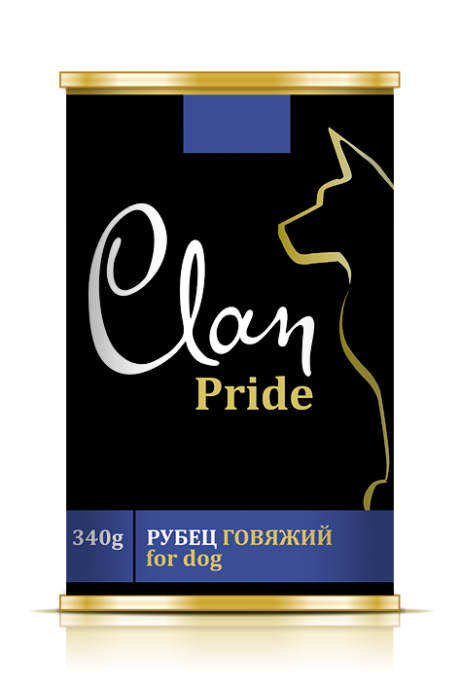CLAN Pride консервы для собак Рубец говяжий CLAN Pride консервы для собак Рубец говяжий