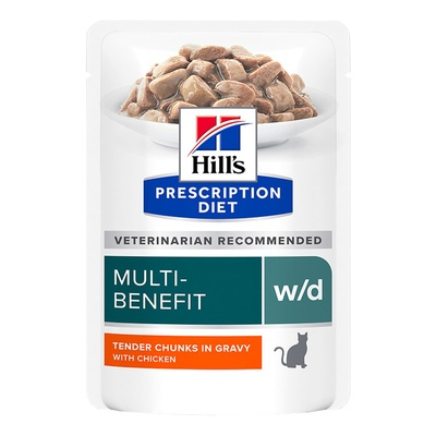 Hill's w/d Multi-benefit Хиллс диетический корм для кошек при диабете, 85 гр (пауч) Hill's w/d Multi-benefit Хиллс диетический корм для кошек при диабете, 85 гр (пауч)