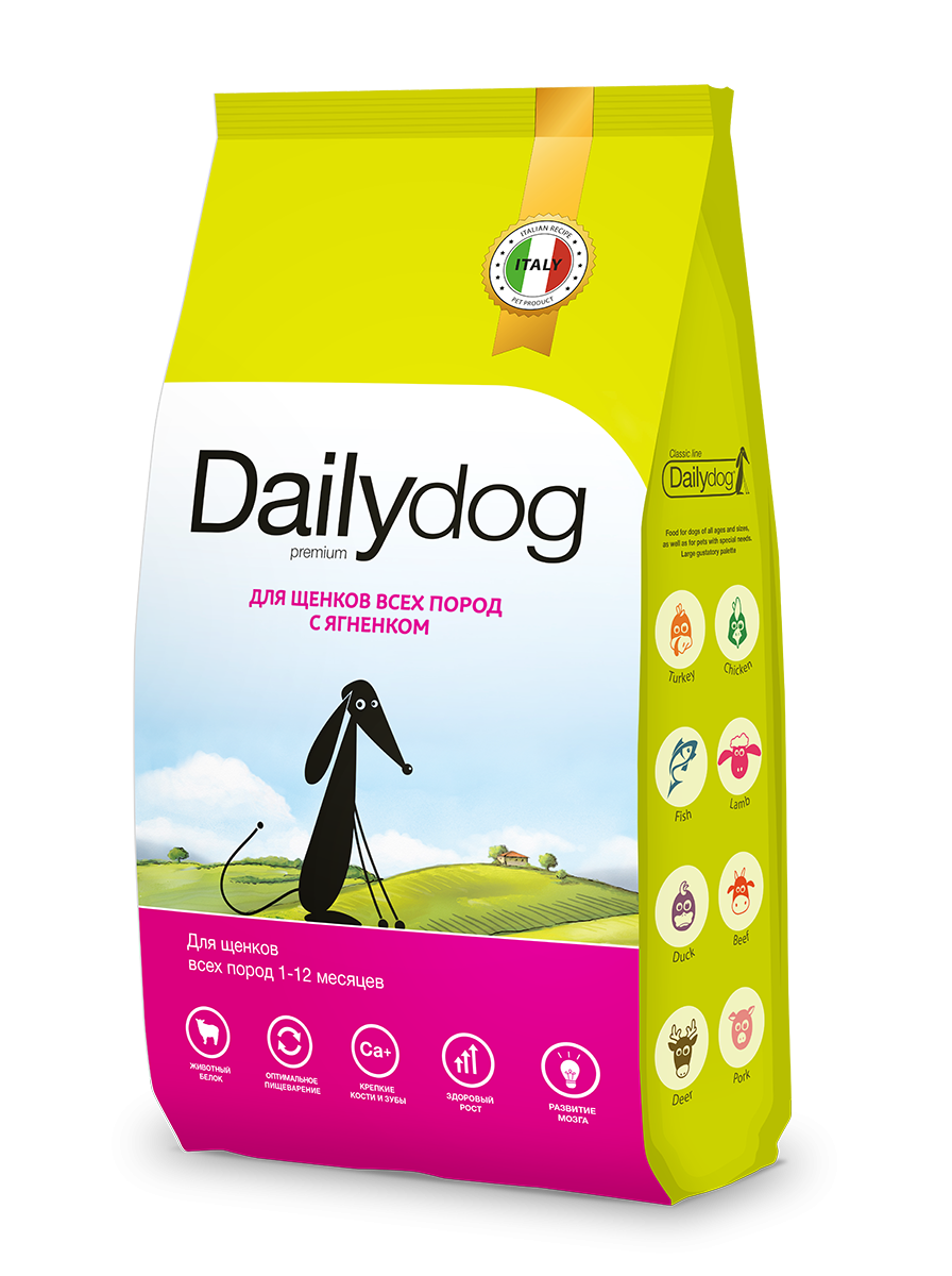 Dailydog корм для щенков всех пород с ягненком Dailydog корм для щенков всех пород с ягненком