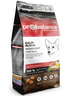 Благотворительный фонд Верность. ProBalance Immuno Adult Active Корм сухой для взрослых собак с высокой активностью, 12 кг Благотворительный фонд Верность. ProBalance Immuno Adult Active Корм сухой для взрослых собак с высокой активностью, 12 кг