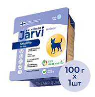 Jarvi Ярви мясной паштет с рыбой для собак всех пород с чувствительным пищеварением Jarvi Ярви мясной паштет с рыбой для собак всех пород с чувствительным пищеварением