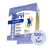 Jarvi Ярви мясной паштет с телятиной для щенков всех пород от 2-х месяцев Jarvi Ярви мясной паштет с телятиной для щенков всех пород от 2-х месяцев