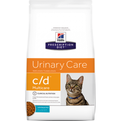HILLS Urinary Care Multicare with Ocean Fish Хиллс Диетический корм для кошек C/D профилактика мочекаменной болезни, с океанической рыбой, 1,5 кг HILLS Urinary Care Multicare with Ocean Fish Хиллс Диетический корм для кошек C/D профилактика мочекаменной болезни, с океанической рыбой, 1,5 кг