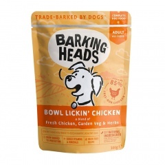 Barking Heads Паучи для собак с курицей "До последнего кусочка" 300 гр