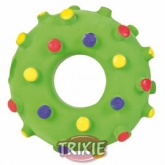 35612 TRIXIE Игрушка для собак Кольцо игольчатое D8 см латекс