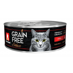 Зоогурман GRAIN FREE беззерновой корм для кошек с Уткой 100 гр Зоогурман GRAIN FREE беззерновой корм для кошек с Уткой 100 гр