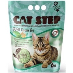 Cat StepTofu Green - Кэт Стэп комкующийся растительный наполнитель 