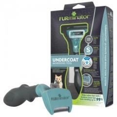 FURminator Фурминатор S для маленьких кошек c длинной шерстью