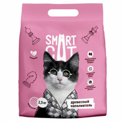 Smart Cat Смарт кэт древесный наполнитель (пеллеты 6мм) Smart Cat Смарт кэт древесный наполнитель (пеллеты 6мм)