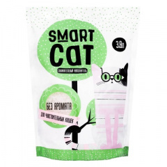 SMART CAT Смарт Кэт Наполнитель силикагелевый для чувствительных кошек (без аромата) SMART CAT Смарт Кэт Наполнитель силикагелевый для чувствительных кошек (без аромата)