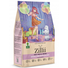 ZIlli ADULT DOG - Зилли для взрослых собак, белая рыба с лососем ZIlli ADULT DOG - Зилли для взрослых собак, белая рыба с лососем