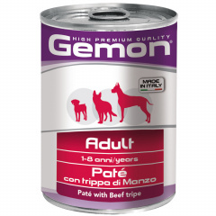 Gemon Dog консервы для собак паштет говяжий рубец 400г Gemon Dog консервы для собак паштет говяжий рубец 400г