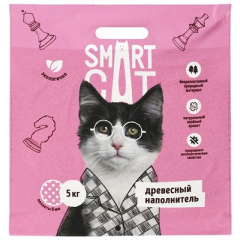 SMART CAT Смарт Кэт Наполнитель древесный (пеллеты 8 мм) SMART CAT Смарт Кэт Наполнитель древесный (пеллеты 8 мм)