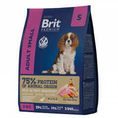 Brit PREMIUM Small Брит для взрослых собак мелких пород с курицей
