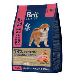 Brit PREMIUM Dog Puppy and Junior Large and Giant Брит для щенков крупных и гигантских пород с курицей Brit PREMIUM Dog Puppy and Junior Large and Giant Брит для щенков крупных и гигантских пород с курицей