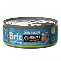 BRIT Premium By Nature Брит консервы для собак мелких пород с птицей и потрошками 100 гр BRIT Premium By Nature Брит консервы для собак мелких пород с птицей и потрошками 100 гр