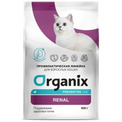 Organix prof Renal Органикс профилактический сухой корм для кошек "Поддержание здоровья почек"