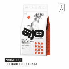 AJO Dog PUPPY & JUNIOR Айо Сухой полнорационный корм с гречкой для щенков и молодых собак средних и крупных пород AJO Dog PUPPY & JUNIOR Айо Сухой полнорационный корм с гречкой для щенков и молодых собак средних и крупных пород
