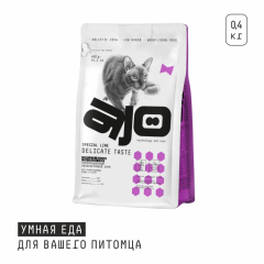 AJO Cat Delicate Taste Айо Сухой полнорационный корм для привередливых кошек и котят AJO Cat Delicate Taste Айо Сухой полнорационный корм для привередливых кошек и котят