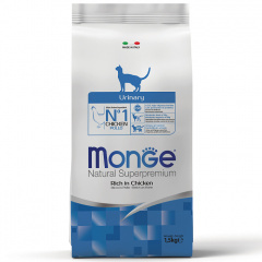 Сухой корм Monge Cat Daily Line Urinary для кошек, для профилактики МКБ, с курицей Сухой корм Monge Cat Daily Line Urinary для кошек, для профилактики МКБ, с курицей