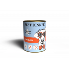Best Dinner Exclusive Vet Profi Mobility Бест Диннер Вет Профи мобилити консервы для собак Говядина 340 гр Best Dinner Exclusive Vet Profi Mobility Бест Диннер Вет Профи мобилити консервы для собак Говядина 340 гр