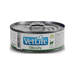 FARMINA Vet Life Natural Diet Cat Obesity - Фармина диетический влажный корм для взрослых кошек при ожирении 85гр FARMINA Vet Life Natural Diet Cat Obesity - Фармина диетический влажный корм для взрослых кошек при ожирении 85гр