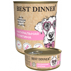 Best Dinner - Бест Диннер High Premium Holistic Крупные волокна в желе Натуральная телятина Best Dinner - Бест Диннер High Premium Holistic Крупные волокна в желе Натуральная телятина