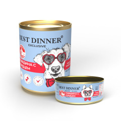 Best Dinner Exclusive Vet Profi Gastro Intestinal Бест Диннер Вет Профи гастроинтестинал консервы для собак Говядина с сердцем 340 гр Best Dinner Exclusive Vet Profi Gastro Intestinal Бест Диннер Вет Профи гастроинтестинал консервы для собак Говядина с сердцем 340 гр