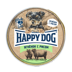 HAPPY DOG - Хеппи Дог Консервы паштет для собак с ягненком и рисом 125 гр HAPPY DOG - Хеппи Дог Консервы паштет для собак с ягненком и рисом 125 гр