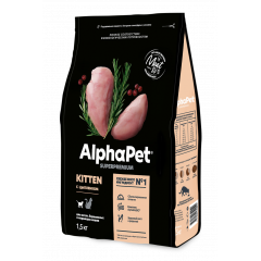 AlphaPet Superpremium АльфаПет сухой корм для котят, беременных и кормящих кошек с цыпленком AlphaPet Superpremium АльфаПет сухой корм для котят, беременных и кормящих кошек с цыпленком